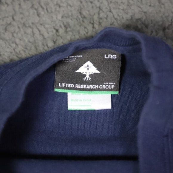 Vintage LRG T-Shirt Men L Multicolor Colorblock Giraffe Graphic Design Crew Neck - Picture 3 of 8